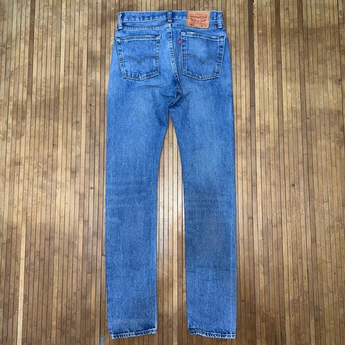 CELANA PANJANG 505 C RIPPED DISTRESSED RAW DENIM JEANS calvin klein Hugo boss