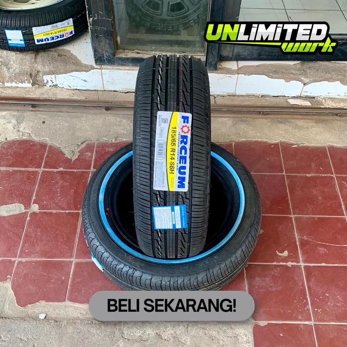 Ban Mobil Tubles Standar Ring 14 Merk Forceum Trideka 185 65 R14 List Putih Termurah Lebih Awet Dan 