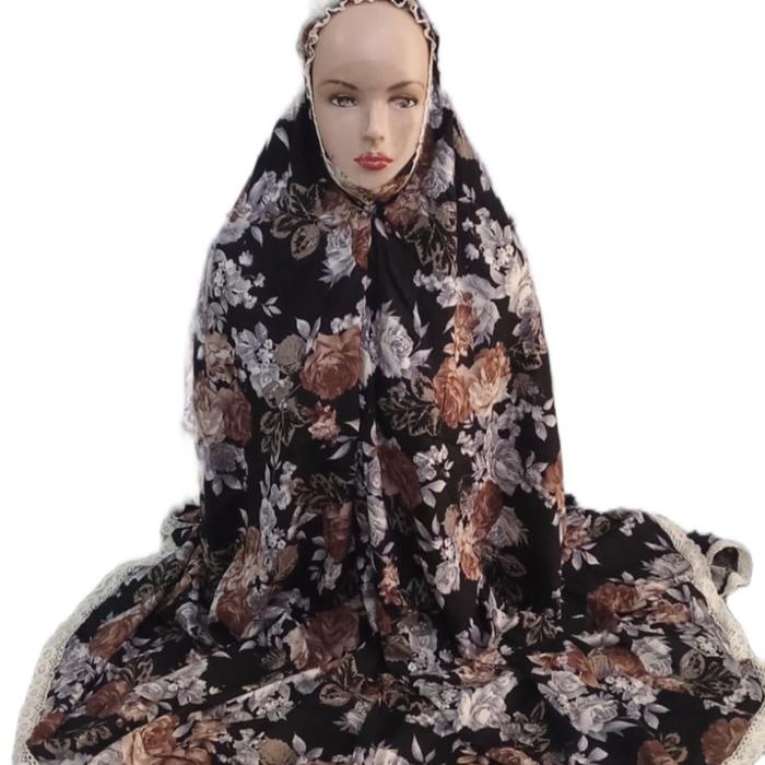 mukena basmah/mukena terompah motif putusan