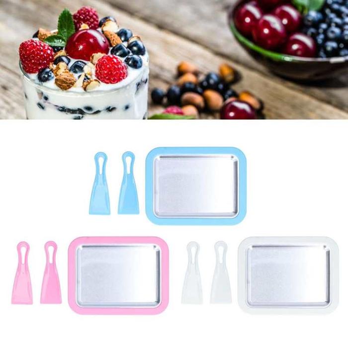 Instant Ice Cream Maker Fried Yogurt Machine Mini Unplugged Fruit