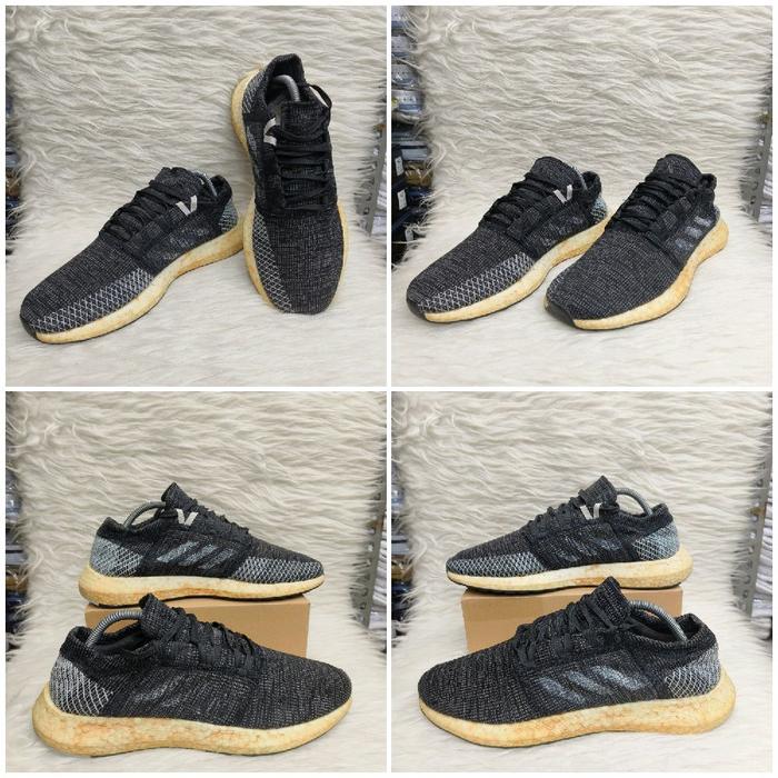 Sepatu Running Adidas Pureboost Go "Core Black" preloved / sepatu olahraga pria second / sepatu runn