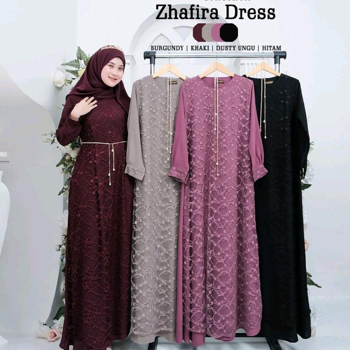 Jual Dress Zhafira Voll 2  // Zhafira Dress Voll 2