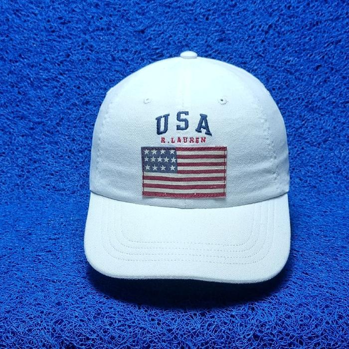 topi polo RL USA flag casual