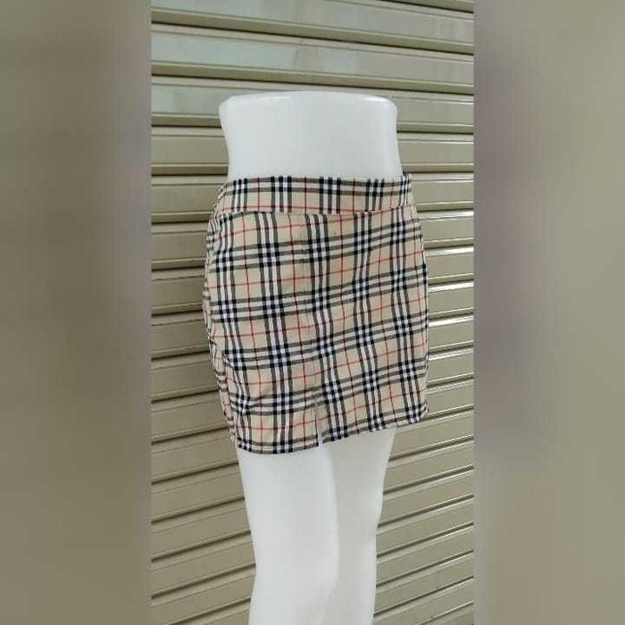 ROK MINI  ROK BATIK KEKINIAN ROK KOTAK2  PAKAIAN WANITA.TOP KROP.GAUN WANITA