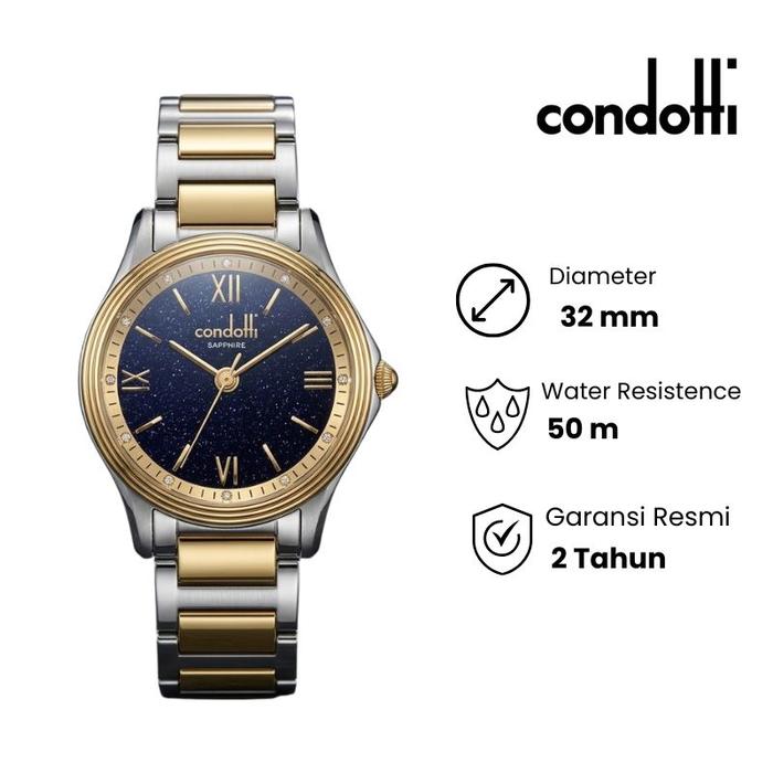 Jam Tangan Wanita Condotti Ladies Orchidea CNL70004-SG04-S18