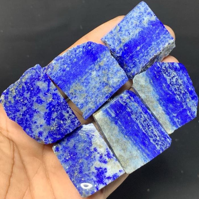 batu lapis lazuli asli natural / bongkahan lapis lazuli / bahan lapis lazuli