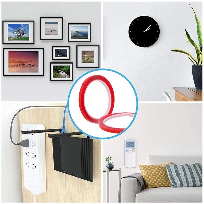 Doble Tip Bening 3m Lem Kuat Acrylic Anti Air Adhesive Transparent No Trace Sticker Red Pita Termal 