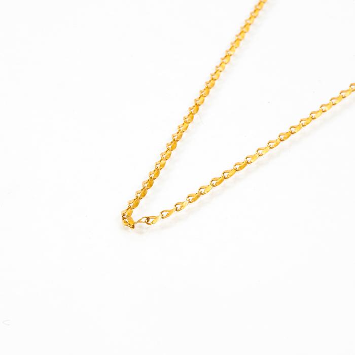 Kalung Perhiasan Model Toscano Biji Timun
