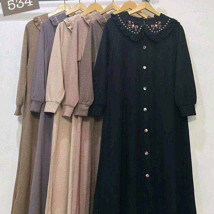 kuyifei terusan panjang rajut