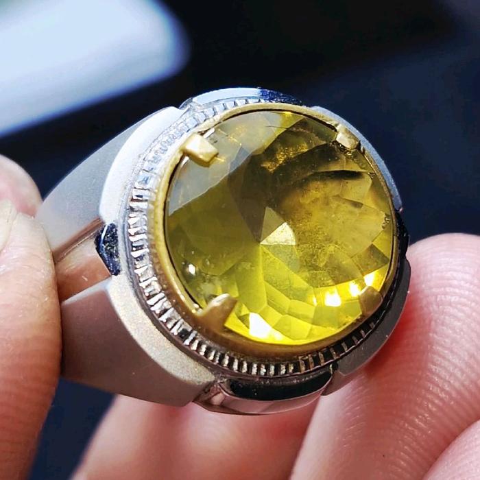 BATU YELLOW FIRE OPAL NATURAL WONOGIRI INDONESIA ( PG - 104 )