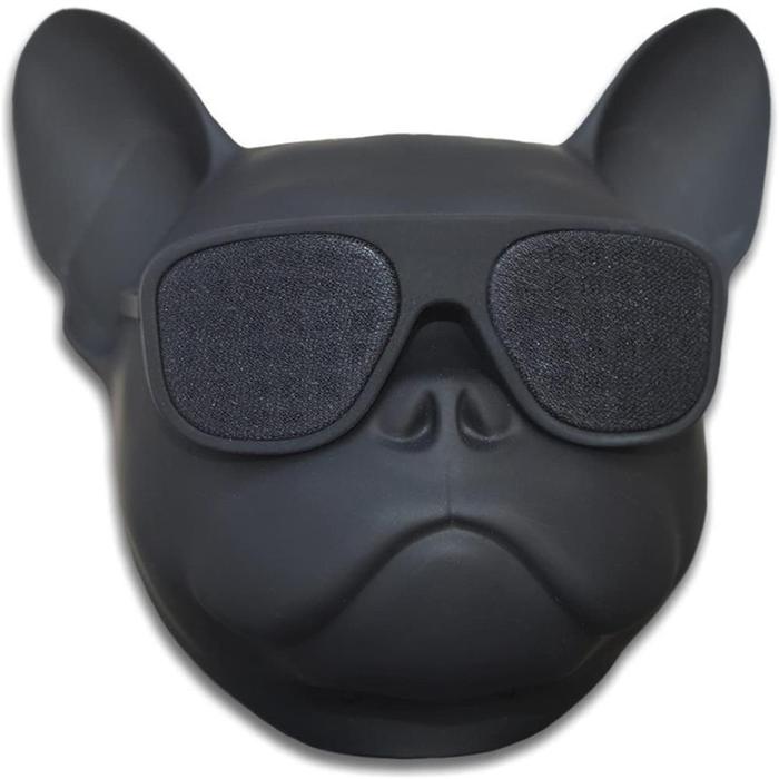 Wireless Portable French Bullder Bluetooth Speaker F4 Dog Head Audio