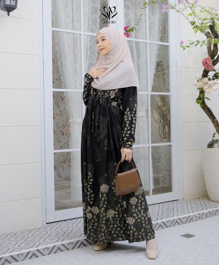 Gamis viscose premium gamis rayon masayu busui dress size small sampai jumbo by ayuri | atelier Ange