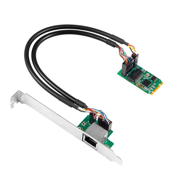 2.5G Base-T Gigabit Network Adapter I225 Chip 2500Mbps M.2 B/M Key To