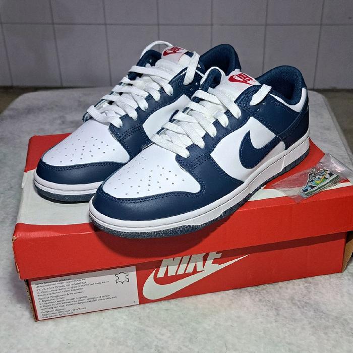 NIKE DUNK LOW RETRO - BLUE / BIRU TUA (Size 41 / 7) Sepatu