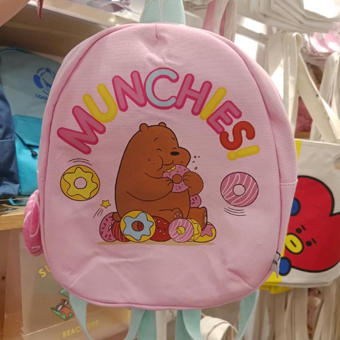 Miniso We Bare Bears Collection Dessert Backpack