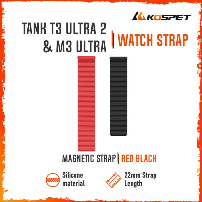 Kospet Silicon Magnetic Strap For M3U/T3U2 (22mm)