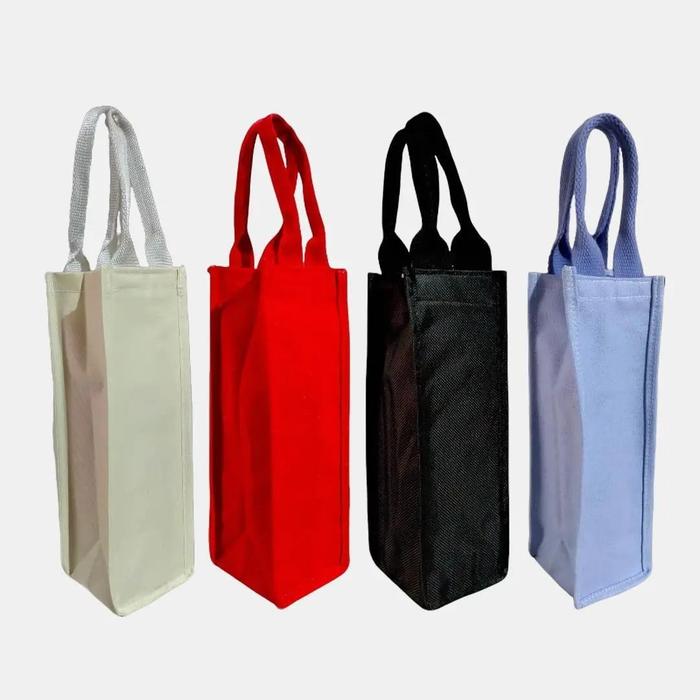 Tas Botol Minum 1 Liter Viral Size 8 x 8 x 25 Cm Warna Polos