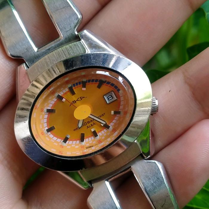AKA ALBA ORANGE DIAL CANTIKK KEKINIAN