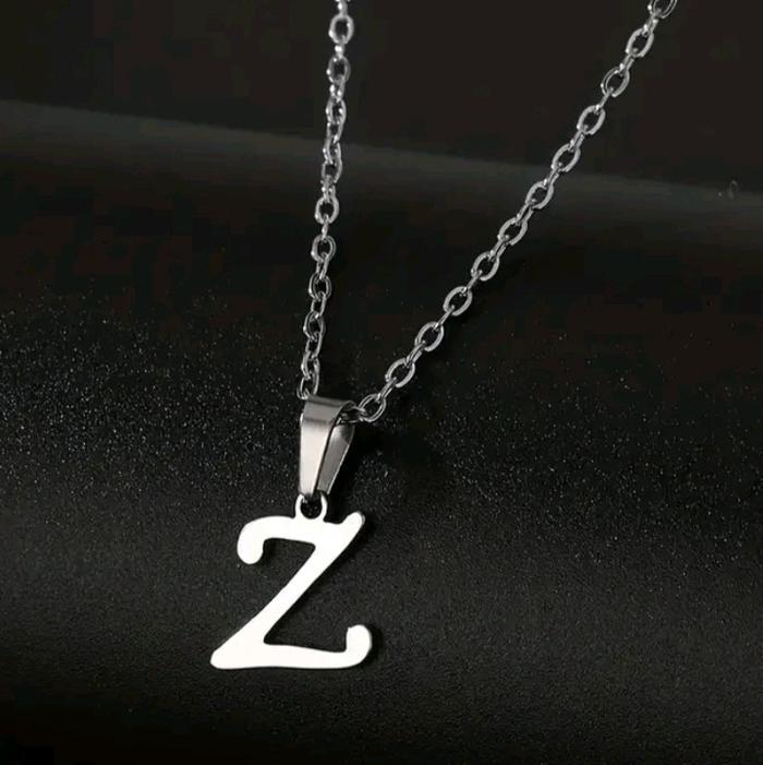 Kalung Titanium Alfa Bet - Model Terbaru, Bahan Tahan Karat dan Tahan Lama - Aksesoris Aksesoris