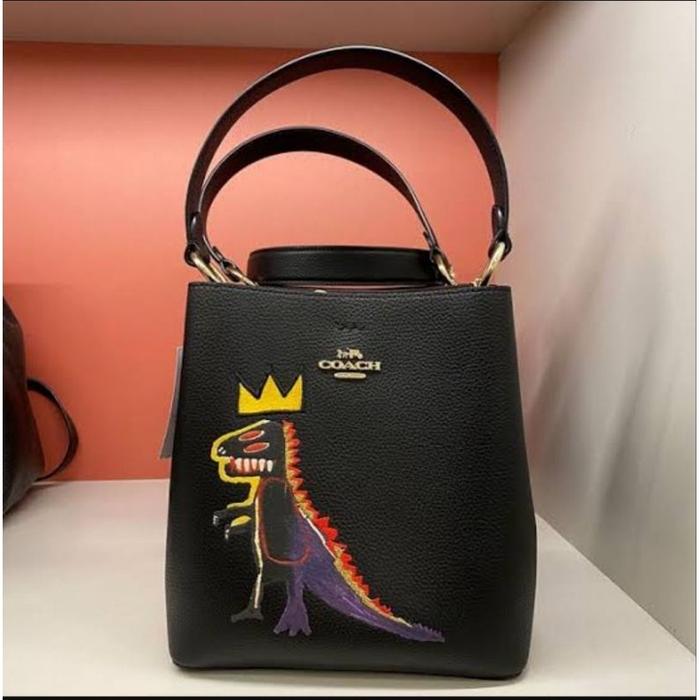 Tas Selempang Wanita 6073 Small Town Bucket Bag X Basquiat