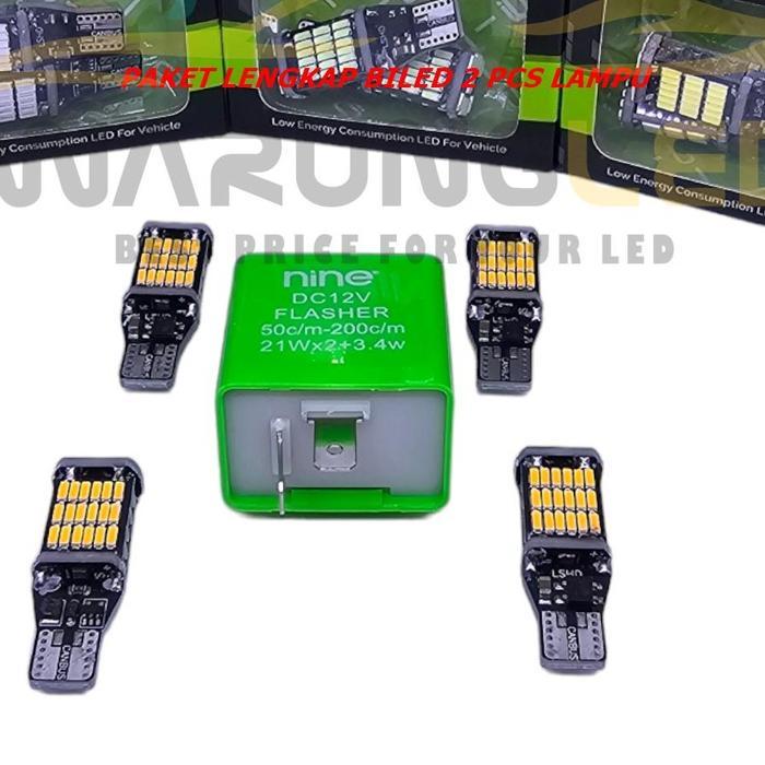 PAKET SEIN MOTOR T10 45 MATA EXTREME BRIGHT DAJJAL 9NINE LUXIMOS LED
