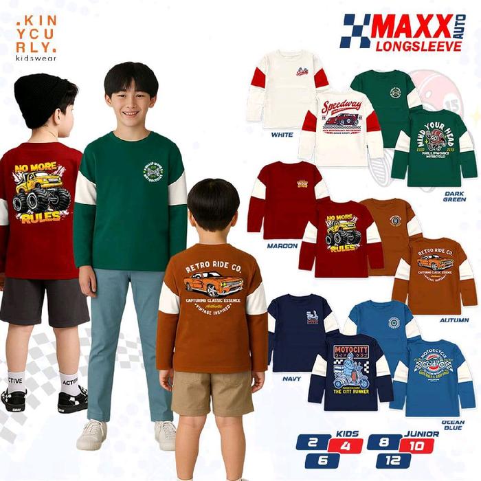 KAOS ANAK MAXX AUTO LONGSLEEVE