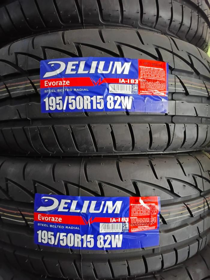Ban Mobil Merk Delium 195/50 R15 Evoraze (Semi Slick) | Cocok Untuk Ban Mobil Honda Jazz, Honda Brio
