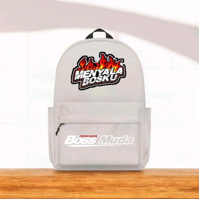 FR BAG'S BACKPACK RANSEL PRIA WANITA SD SMP SMA SMK MOTIF MENYALA BOSKU TAS PREMIUM BISA BAYAR DI TE