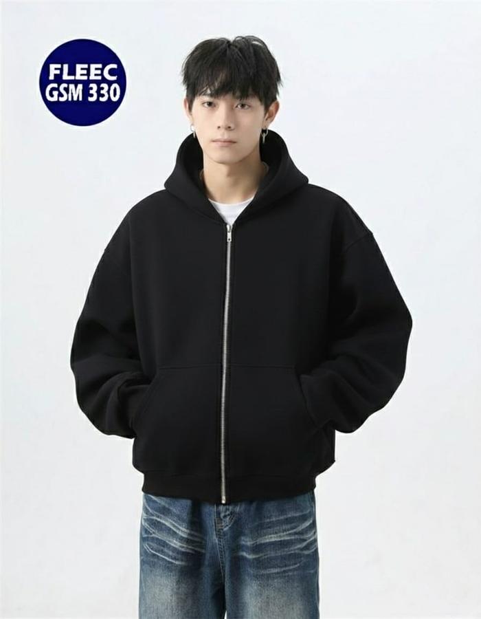 hoodie dirty business zipper