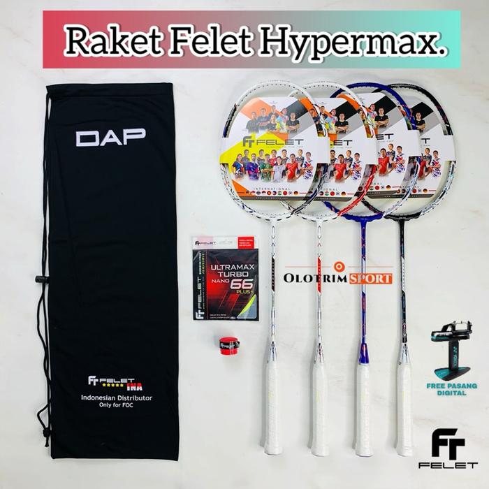 Raket Badminton FELET HYPERMAX HYPER MAX ORIGINAL