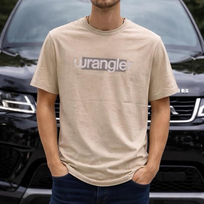 Kaos wrangler ori warna ivory yang paling besseler