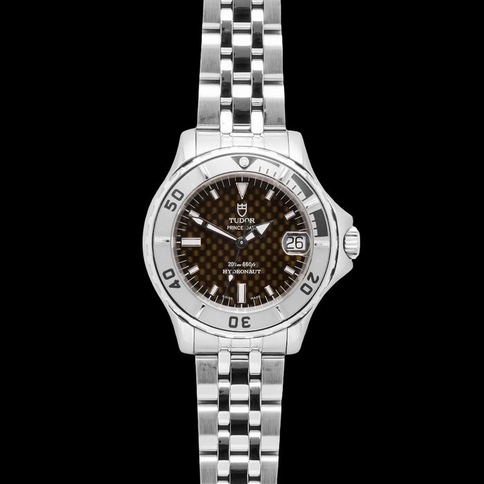 Tudor Prince Date Hydronaut Carbon Dial 36.5mmRef: 85190P Watch / Jam Tangan