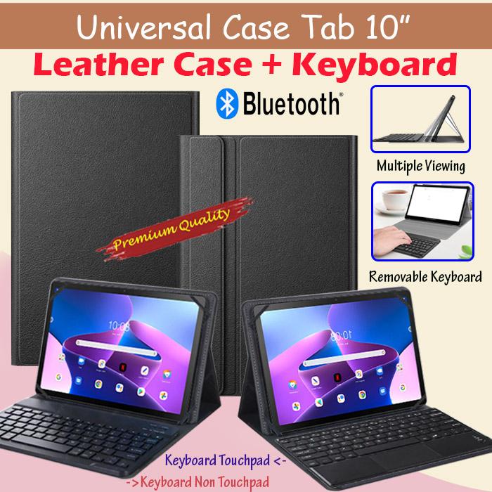 Lenovo Ideapad D330 10.1 Flip Case Keyboard Bluetooth Non / Touchpad Backlight Leather Book Cover Ke
