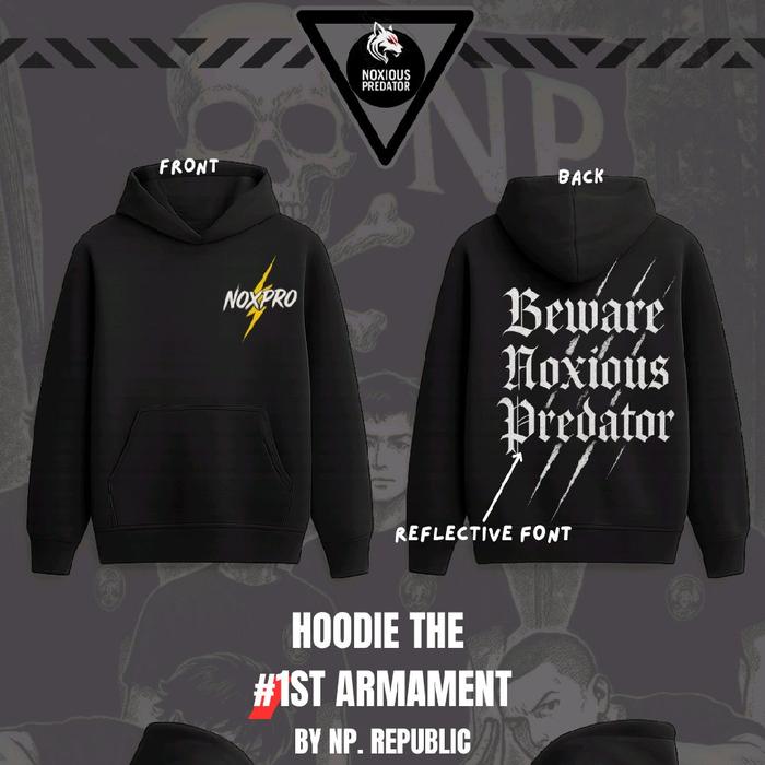 Hoodie reflektif Noxious v1