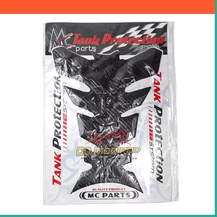 Tankpad Stiker Tanki Emblem Timbul New Vixion Old Vixion Cb150R Verza Byson Scorpio Cbr Dll - HITAM