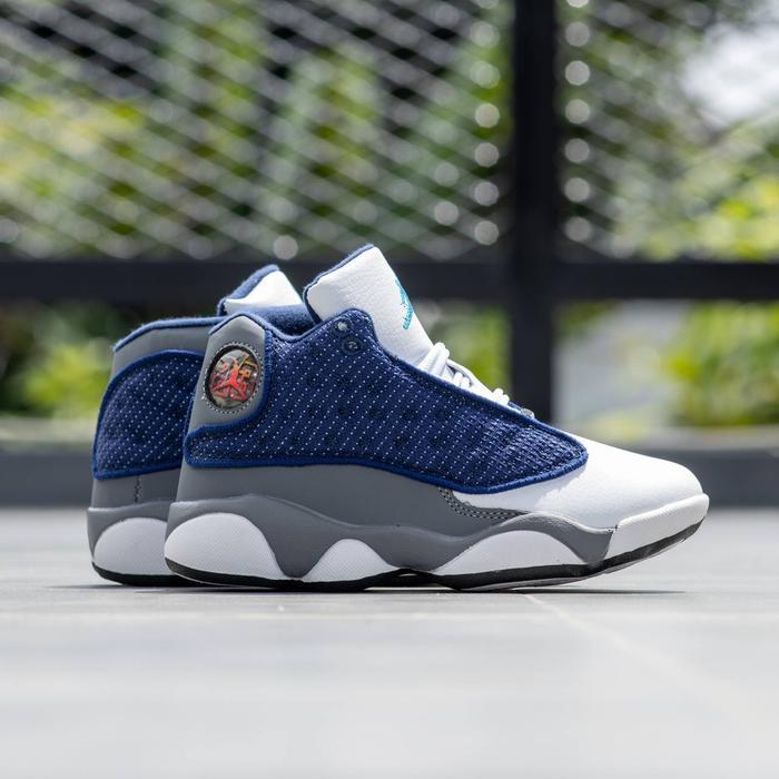 sale Sepatu Sneaker Anak Nike Kids Air Jordan Retro 13 Navy White