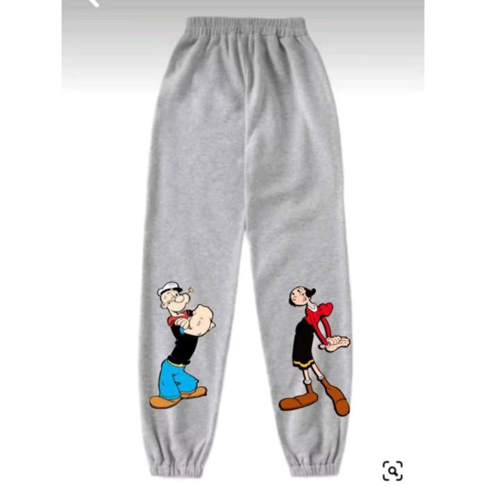 JOGGER POPEYE AND OLIVE CELANA PANJANG WANITA DEWASA