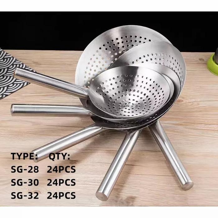 Serokan Masak Serokan Gorengan Saringan Minyak Tirisan Stainless Jumbo
