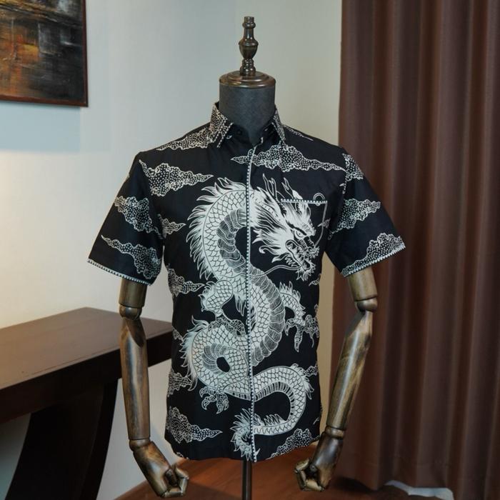 Nagasena - RENDY BATIK | Kemeja Batik Pria Katun India Lengan Pendek Exclusive Elegan Formal