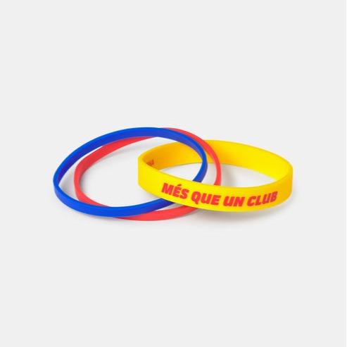 [Official FC Barcelona] Yellow Bracelet FC Barcelona Junior - Merchandise Original Resmi
