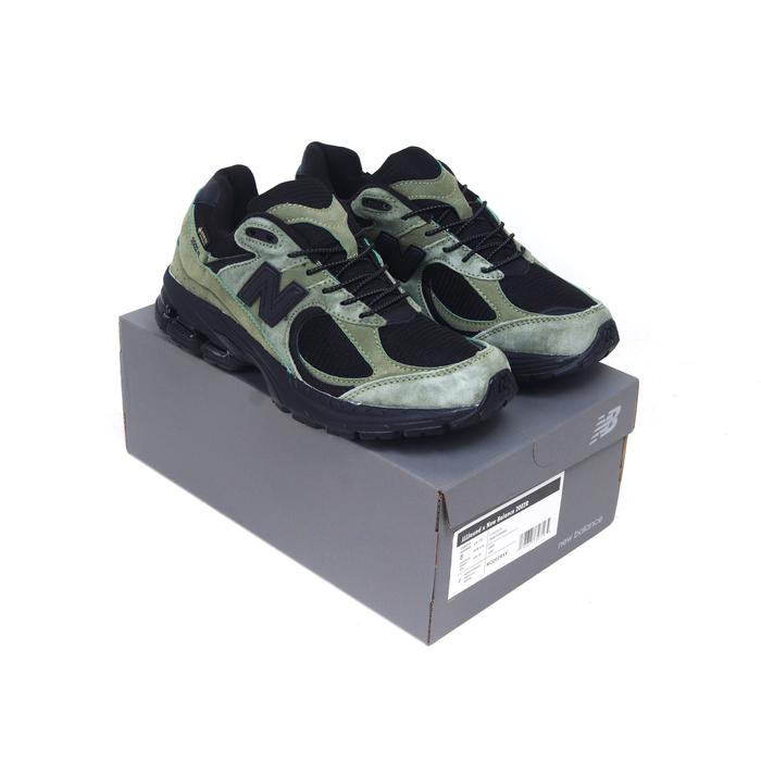 Sepatu JJJJound X New Balance 2002R Gore-Tex Pine Green - NB 2002