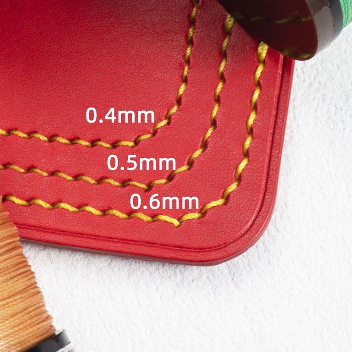 90M 0.5Mm Round Waxed Thread For Leather Craft Sewing Diy Jewelry Handmade Braided Polyester Cord Wa