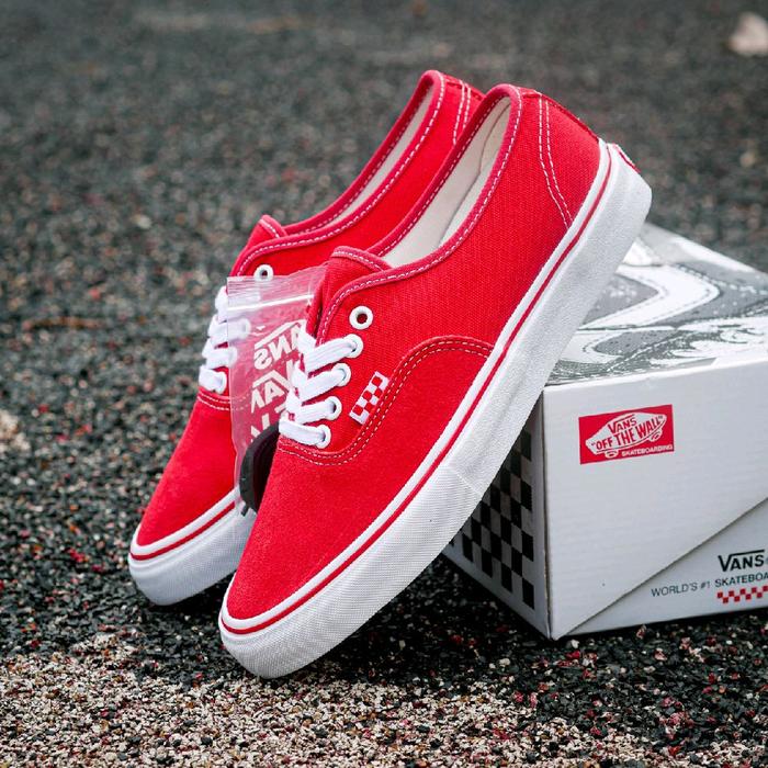 Vans Authentic Pro Skate Red Chili Original