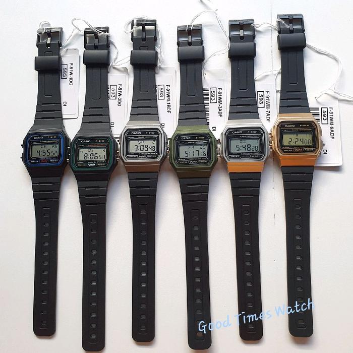 JAM TANGAN CASIO F-91W F-91WM F 91W F 91WM F 91 CASIO ORIGINAL