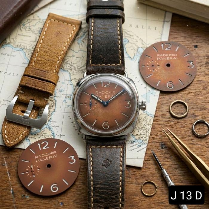 Plat jam tangan radiomir 39,2mm double dial