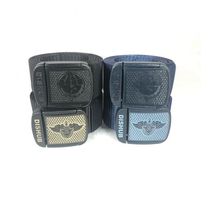 Sabuk Logo DISHUB / Gesper logo Dishub / Ikat Pinggang dishub logo timbul warna