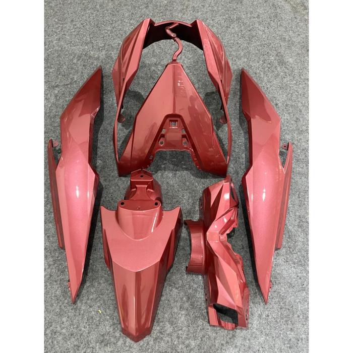 Fullset cover body halus beat eco 2016 2017 2018 2019 warna pink milinium