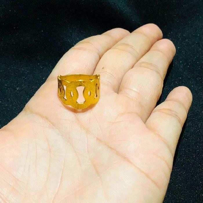 cincin sapuhan 999 ring Emas