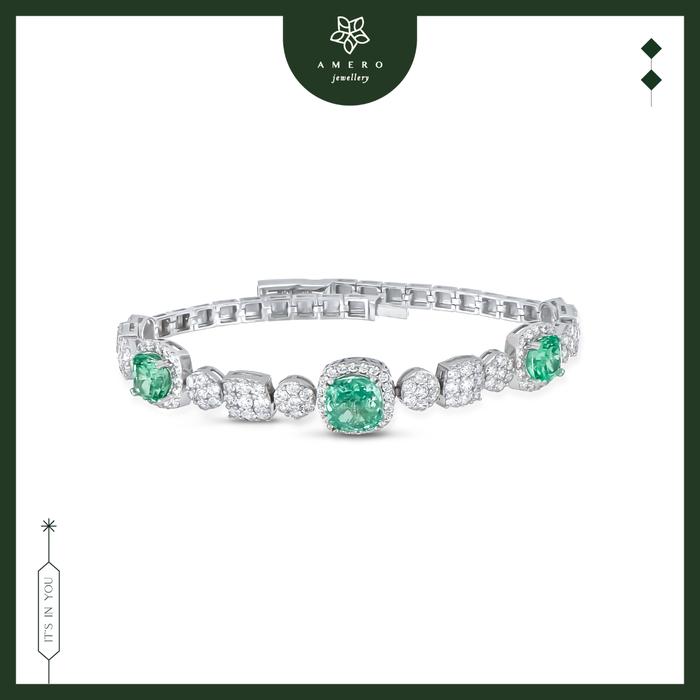 Gelang Emas White Gold 17K Morraine MB-54 Amero Jewellery