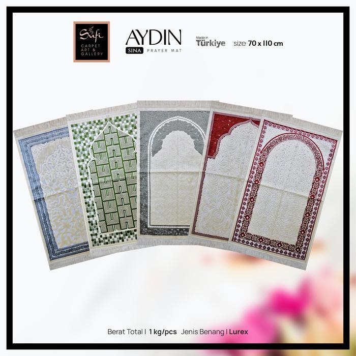 Ready Sajadah Lipat Turki Halus Aydin Sina 70X110 Cm #Gratisongkir